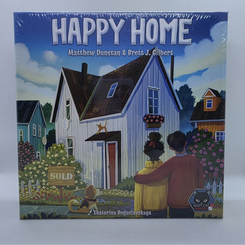 Happy Home Board Game - Alley Cat Games - New & Sealed - Strategy/Decoration